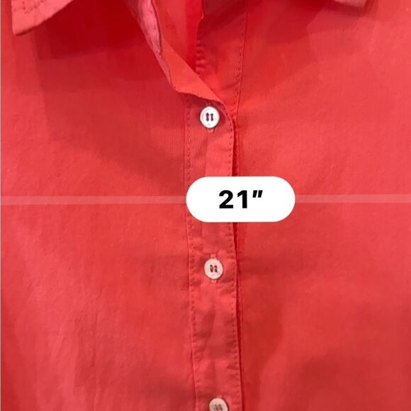 Xirena Sugar Poppy Beau 100% Cotton long sleeve button up made in the USA Shirt - Picture 7 of 13